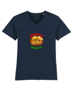 Sarbatori Fericite! Tricou mânecă scurtă guler V Bărbat Presenter
