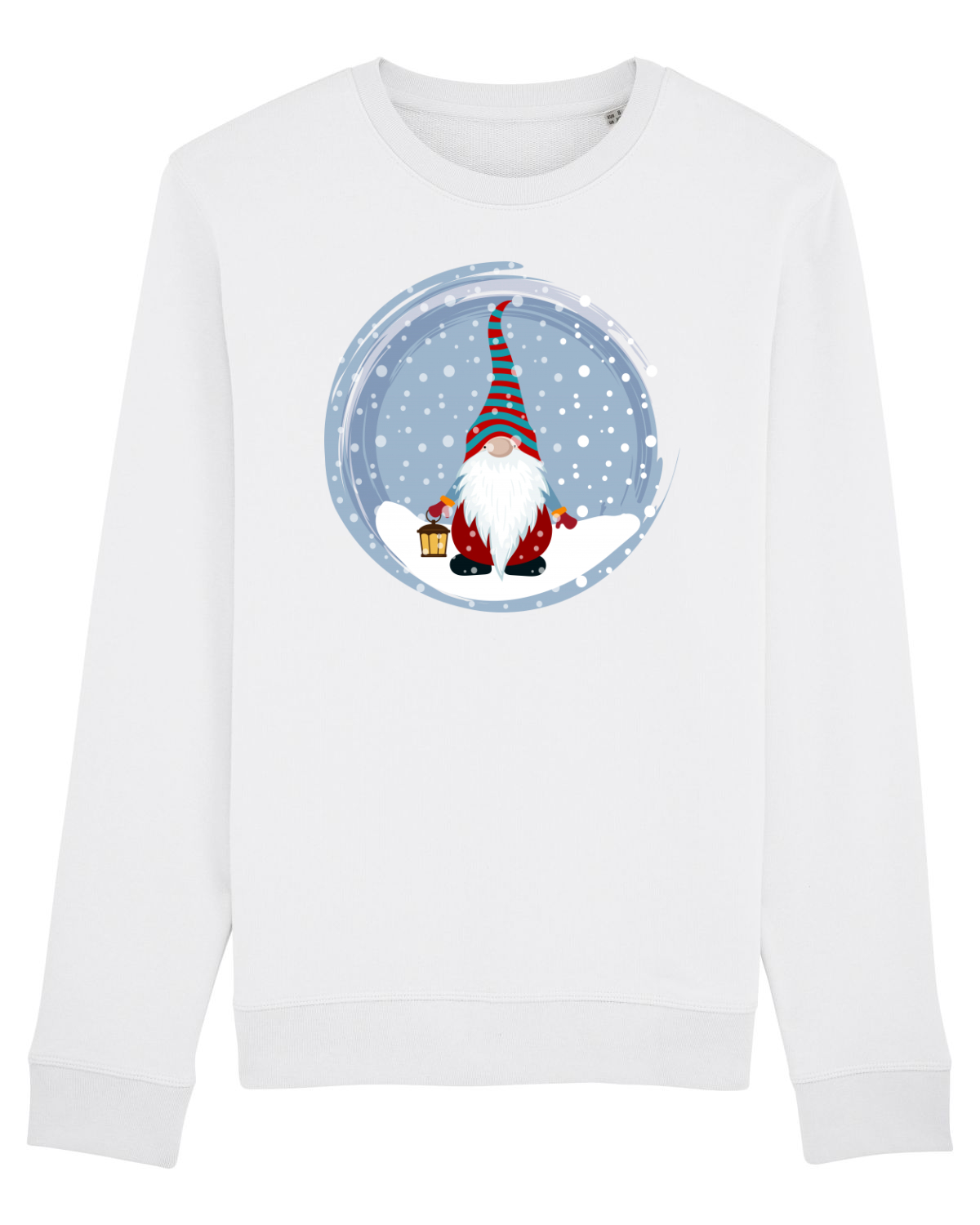 Bluză mânecă lungă Unisex Rise White