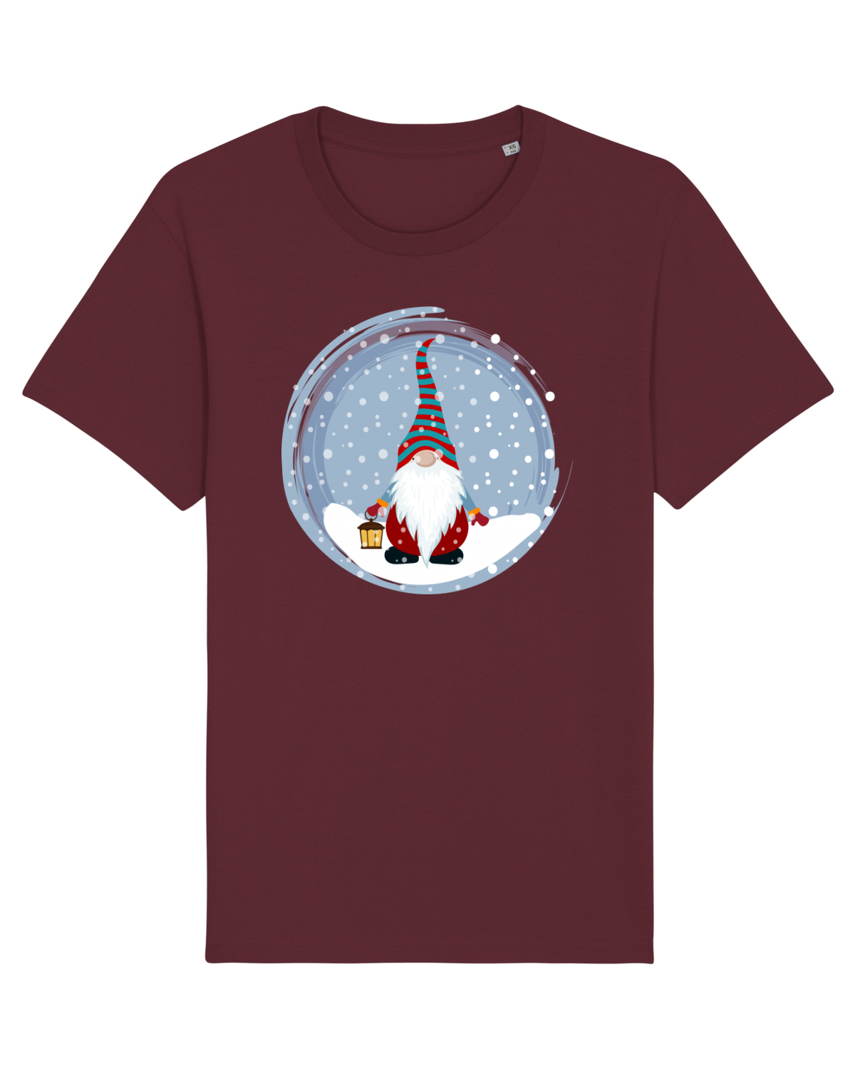 Tricou mânecă scurtă Unisex Rocker Burgundy