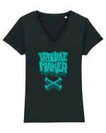 Trouble Maker IV Tricou mânecă scurtă guler V Damă Evoker