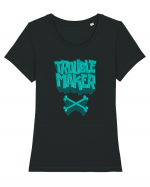 Trouble Maker IV Tricou mânecă scurtă guler larg fitted Damă Expresser