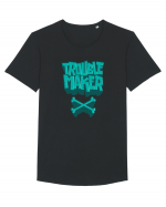 Trouble Maker IV Tricou mânecă scurtă guler larg Bărbat Skater