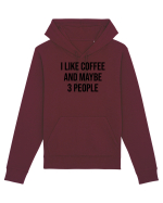 I like coffee - negru Hanorac Unisex Drummer