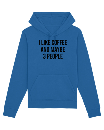 I like coffee - negru Royal Blue