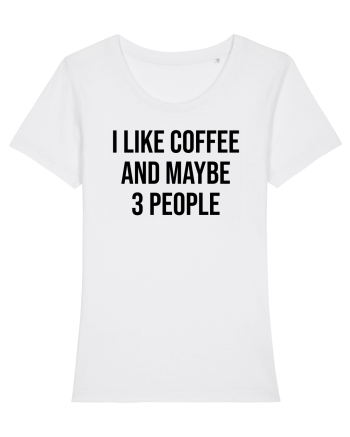 I like coffee - negru White