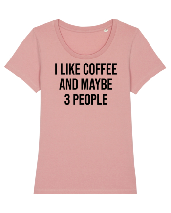 I like coffee - negru Canyon Pink