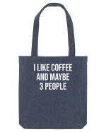 I like coffee - alb Sacoșă textilă