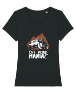 Off Road Maniac Tricou mânecă scurtă guler larg fitted Damă Expresser