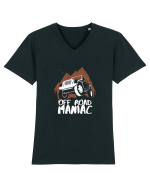 Off Road Maniac Tricou mânecă scurtă guler V Bărbat Presenter