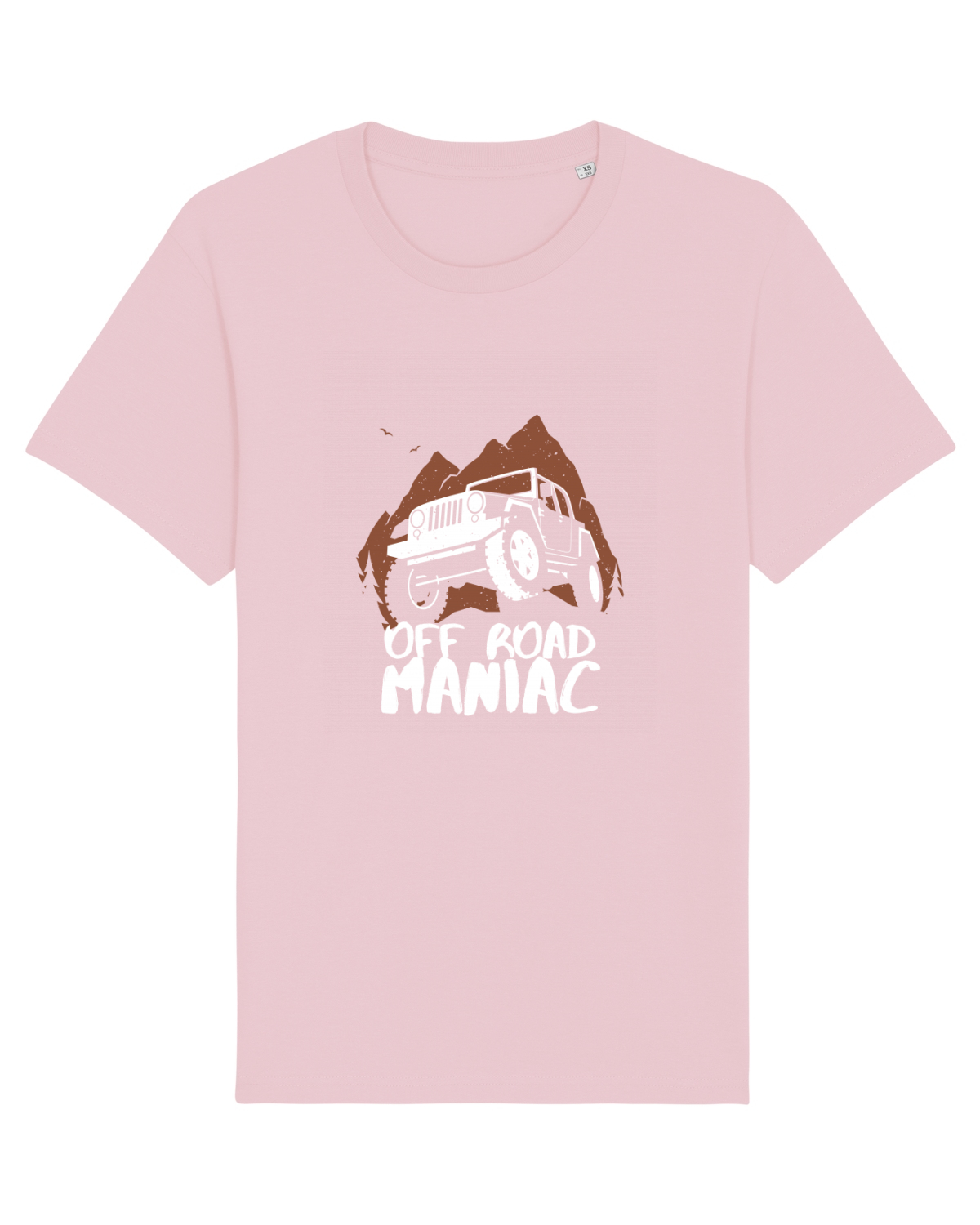 Tricou mânecă scurtă Unisex Rocker Cotton Pink
