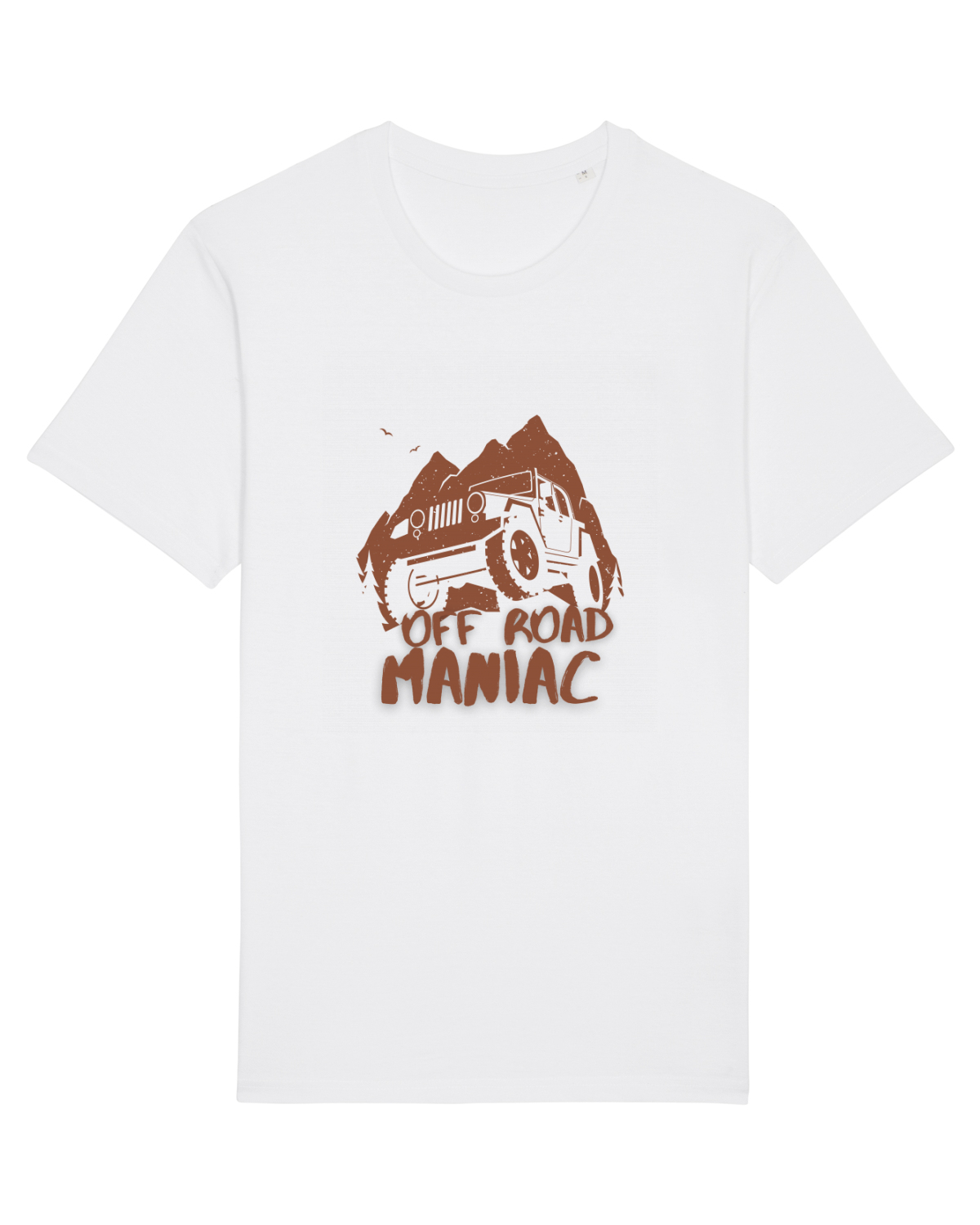 Tricou mânecă scurtă Unisex Rocker White