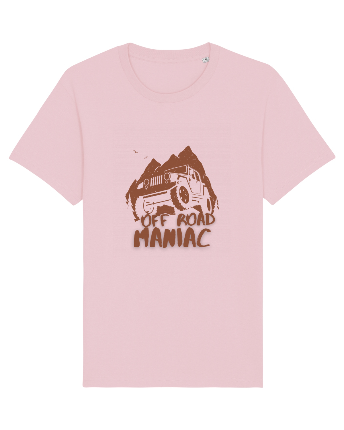 Tricou mânecă scurtă Unisex Rocker Cotton Pink