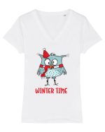 Timp de iarnă Tricou mânecă scurtă guler V Damă Evoker