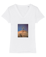 Surreal Vision no. 6 Tricou mânecă scurtă guler V Damă Evoker