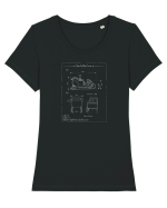 Sania lui Mos Craciun Tricou mânecă scurtă guler larg fitted Damă Expresser