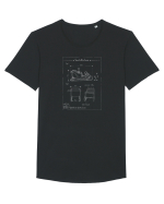 Sania lui Mos Craciun Tricou mânecă scurtă guler larg Bărbat Skater