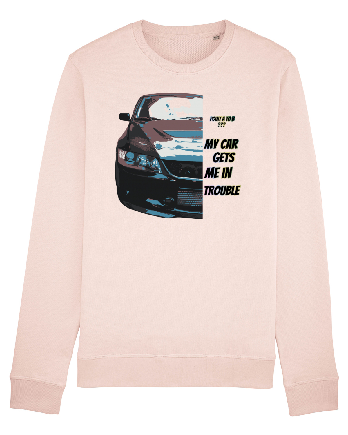 Bluză mânecă lungă Unisex Rise Candy Pink