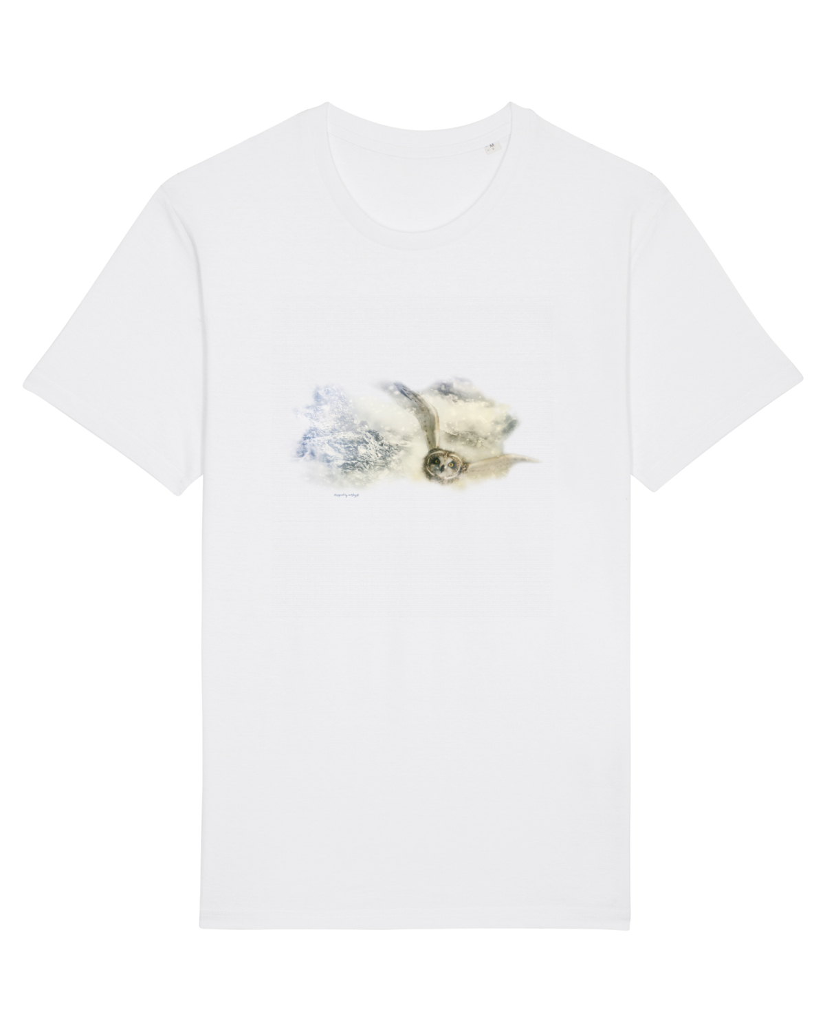 Tricou mânecă scurtă Unisex Rocker White