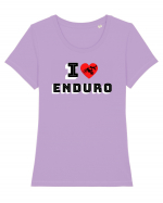 I Love Enduro Tricou mânecă scurtă guler larg fitted Damă Expresser