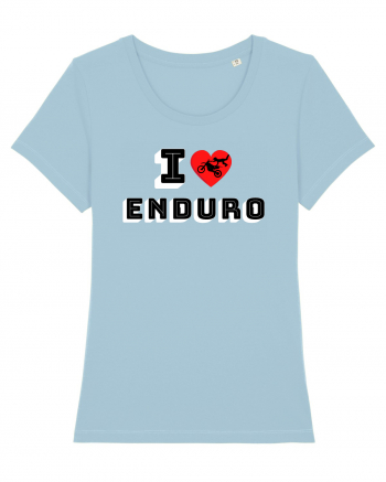 I Love Enduro Sky Blue
