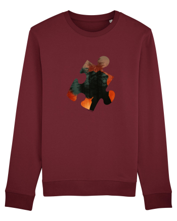 Surreal Vision no. 8 Burgundy