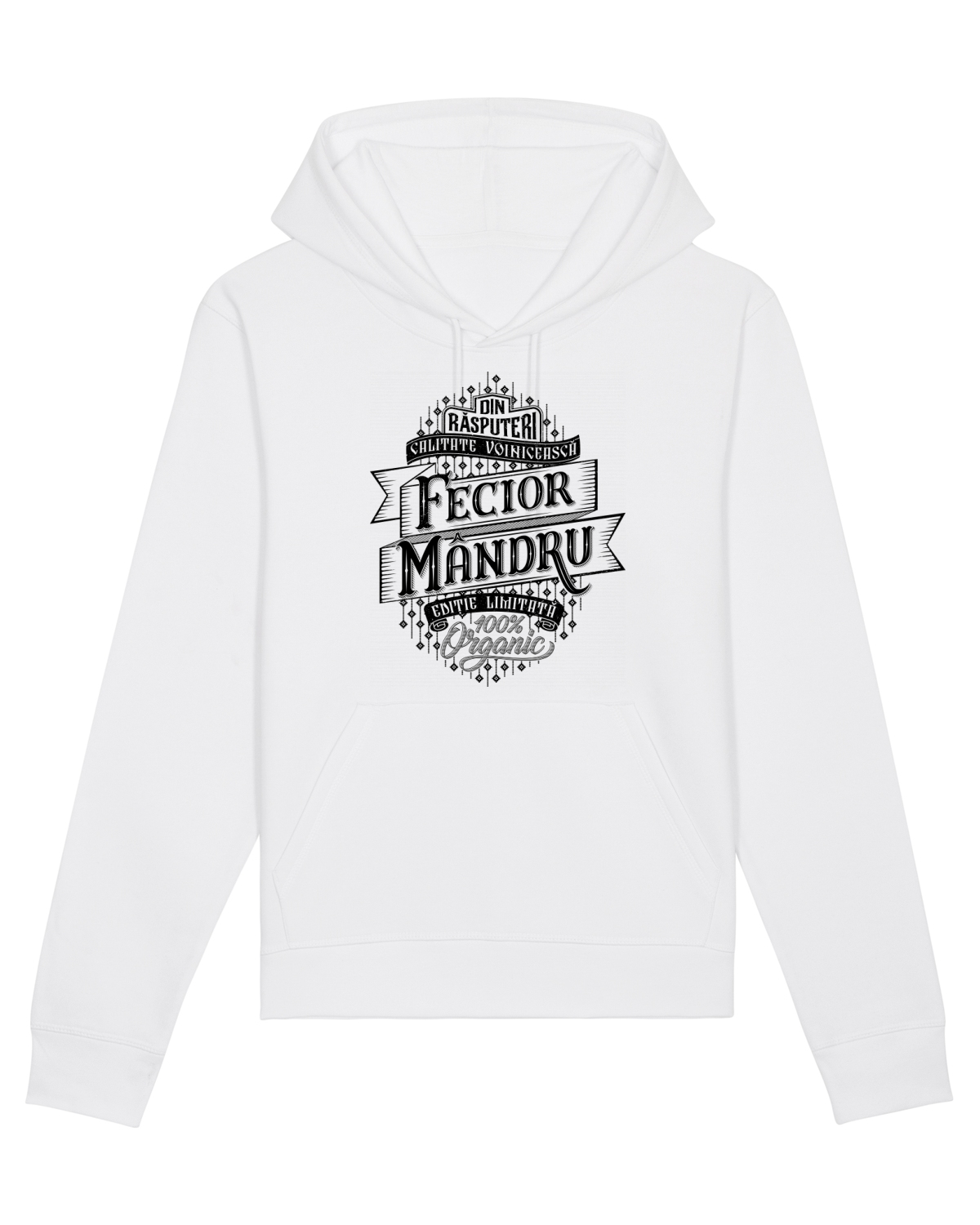 Hanorac Unisex Drummer White