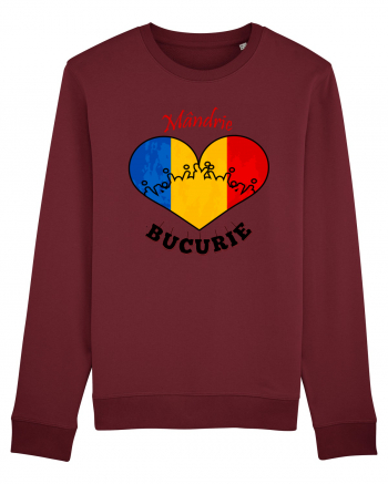 Tricolor România Burgundy