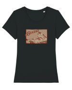 Bucegi Tricou mânecă scurtă guler larg fitted Damă Expresser