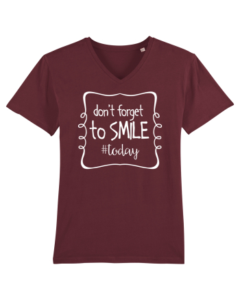 Nu uita să zâmbești azi Burgundy