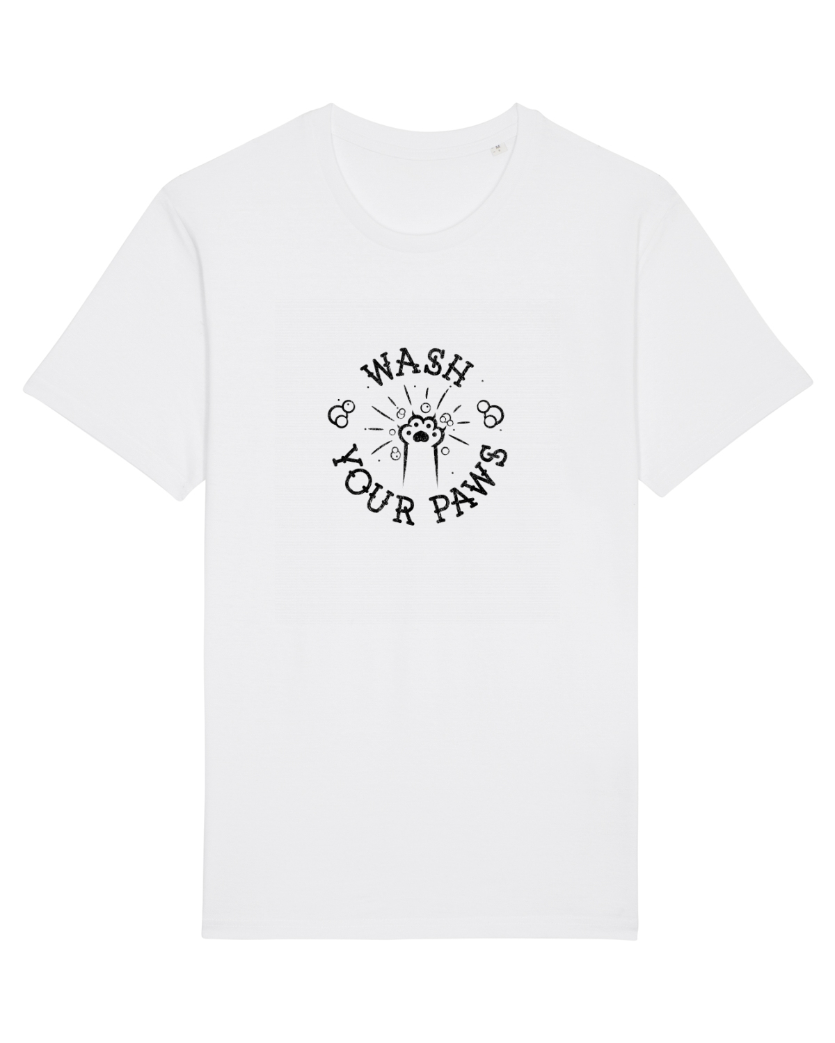 Tricou mânecă scurtă Unisex Rocker White