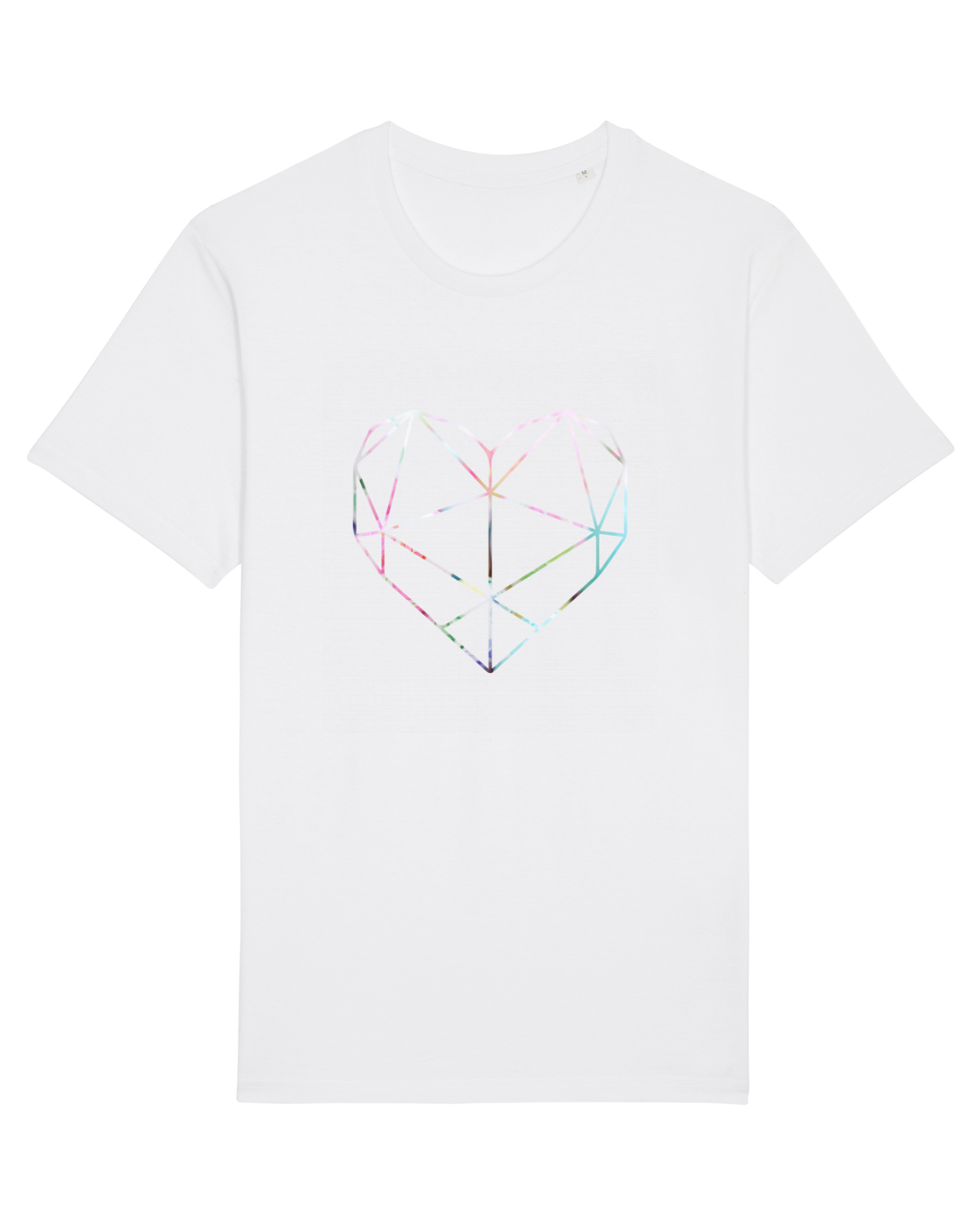 Tricou mânecă scurtă Unisex Rocker White