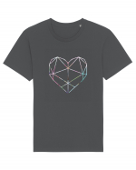 Cubic design - Inima Tricou mânecă scurtă Unisex Rocker