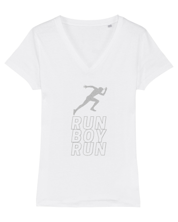 Run Boy Run White