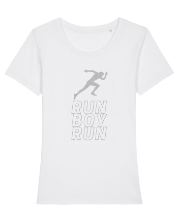 Run Boy Run White