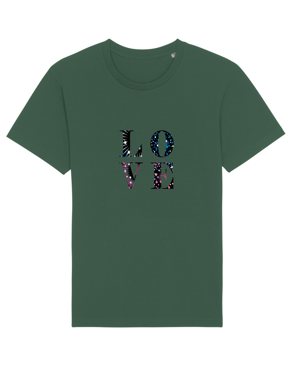 Tricou mânecă scurtă Unisex Rocker Bottle Green