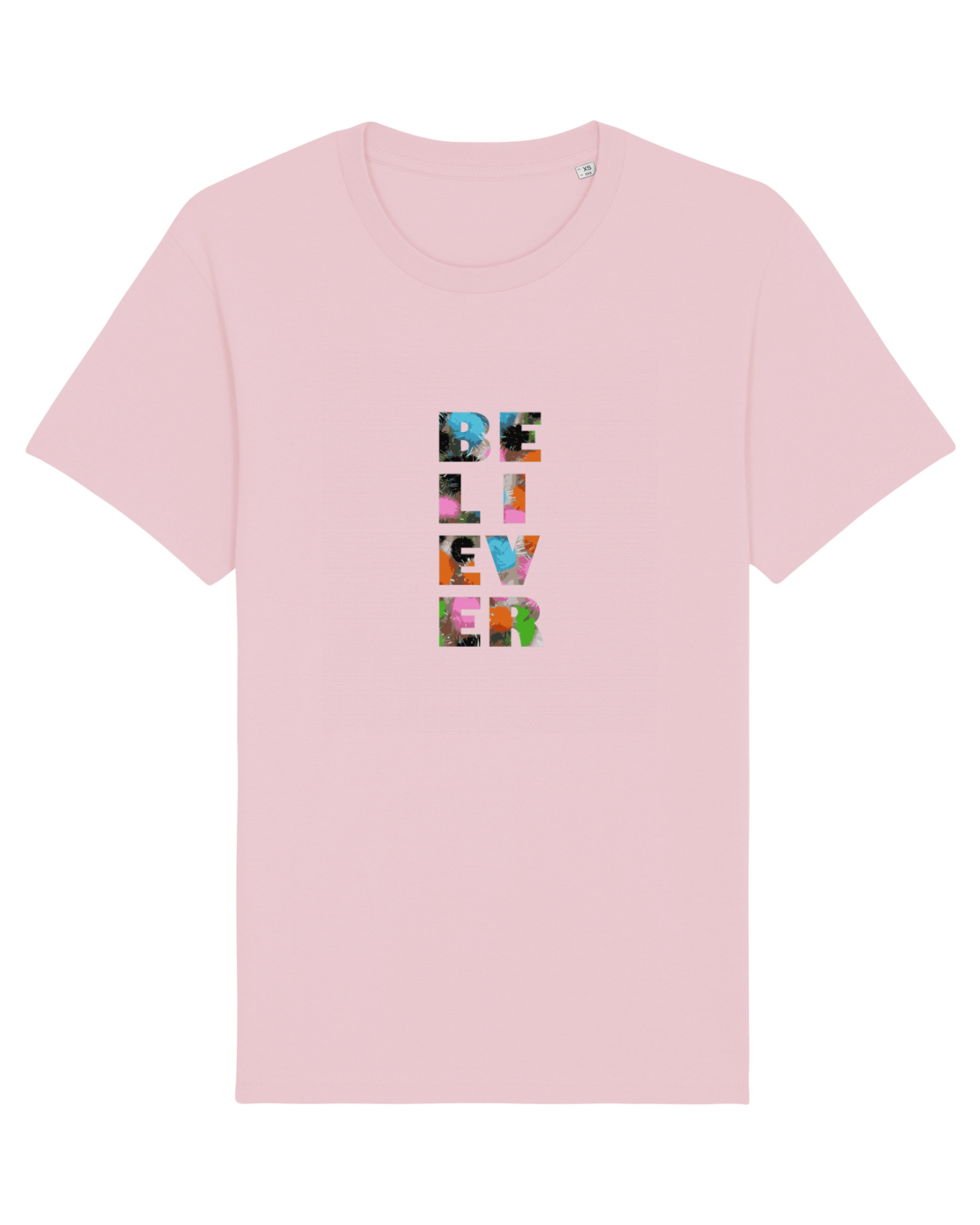 Tricou mânecă scurtă Unisex Rocker Cotton Pink