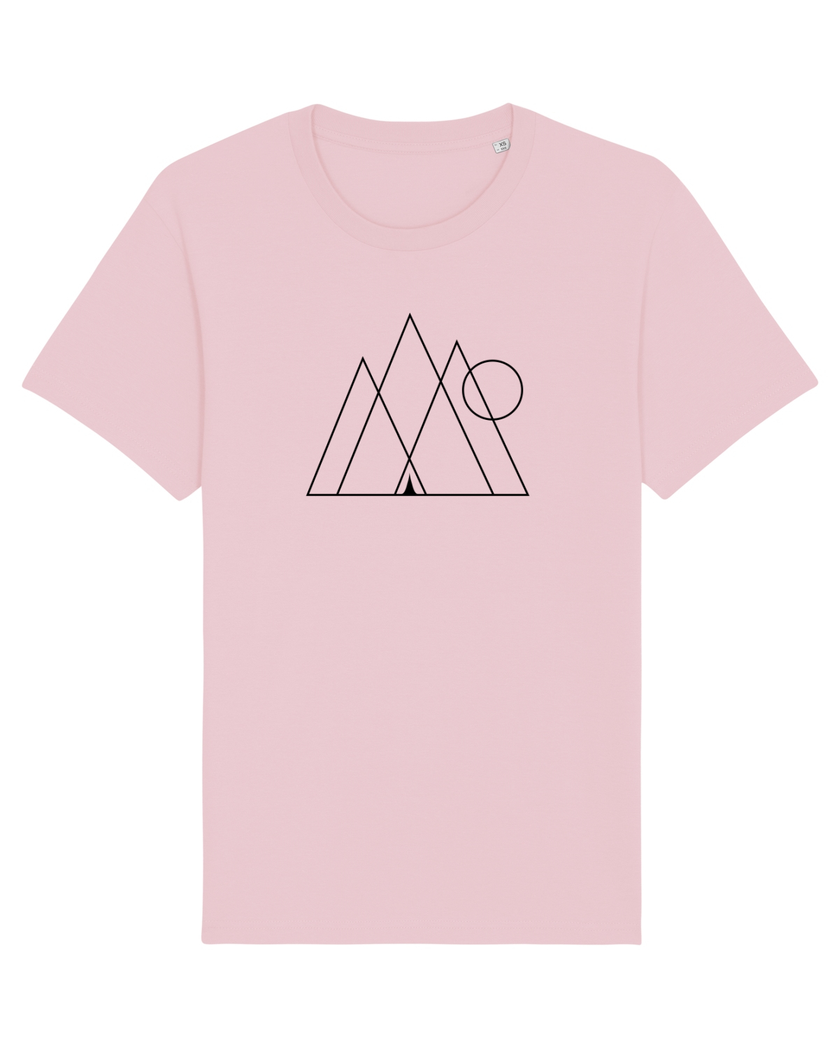 Tricou mânecă scurtă Unisex Rocker Cotton Pink