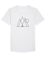 Tabăra de Bază Montană Tricou mânecă scurtă guler larg Bărbat Skater