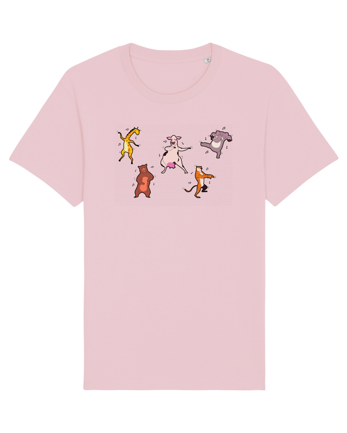 Tricou mânecă scurtă Unisex Rocker Cotton Pink