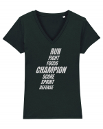 Champion Tricou mânecă scurtă guler V Damă Evoker