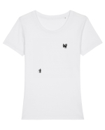 Wiener Dog Tricou mânecă scurtă guler larg fitted Damă Expresser