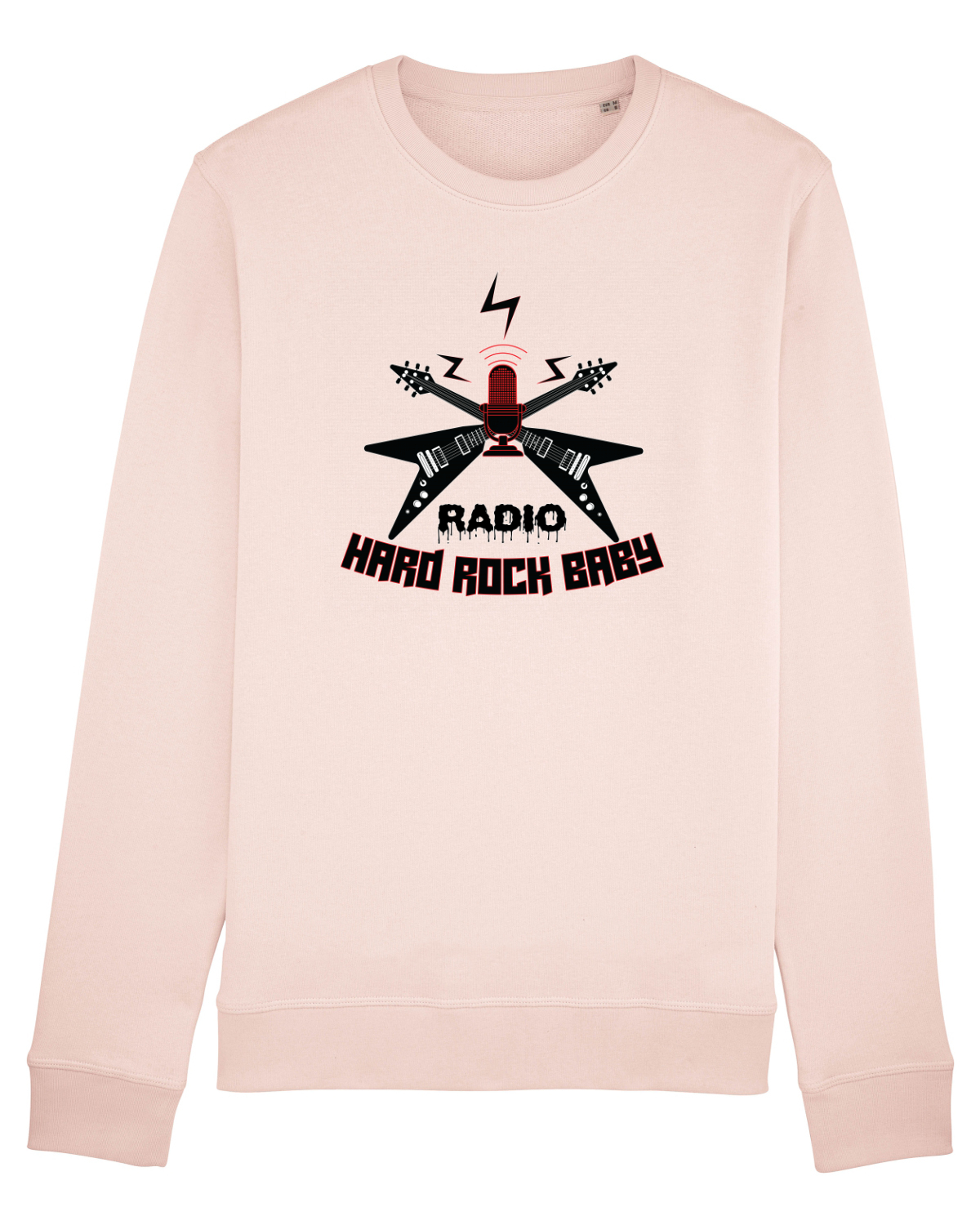 Bluză mânecă lungă Unisex Rise Candy Pink
