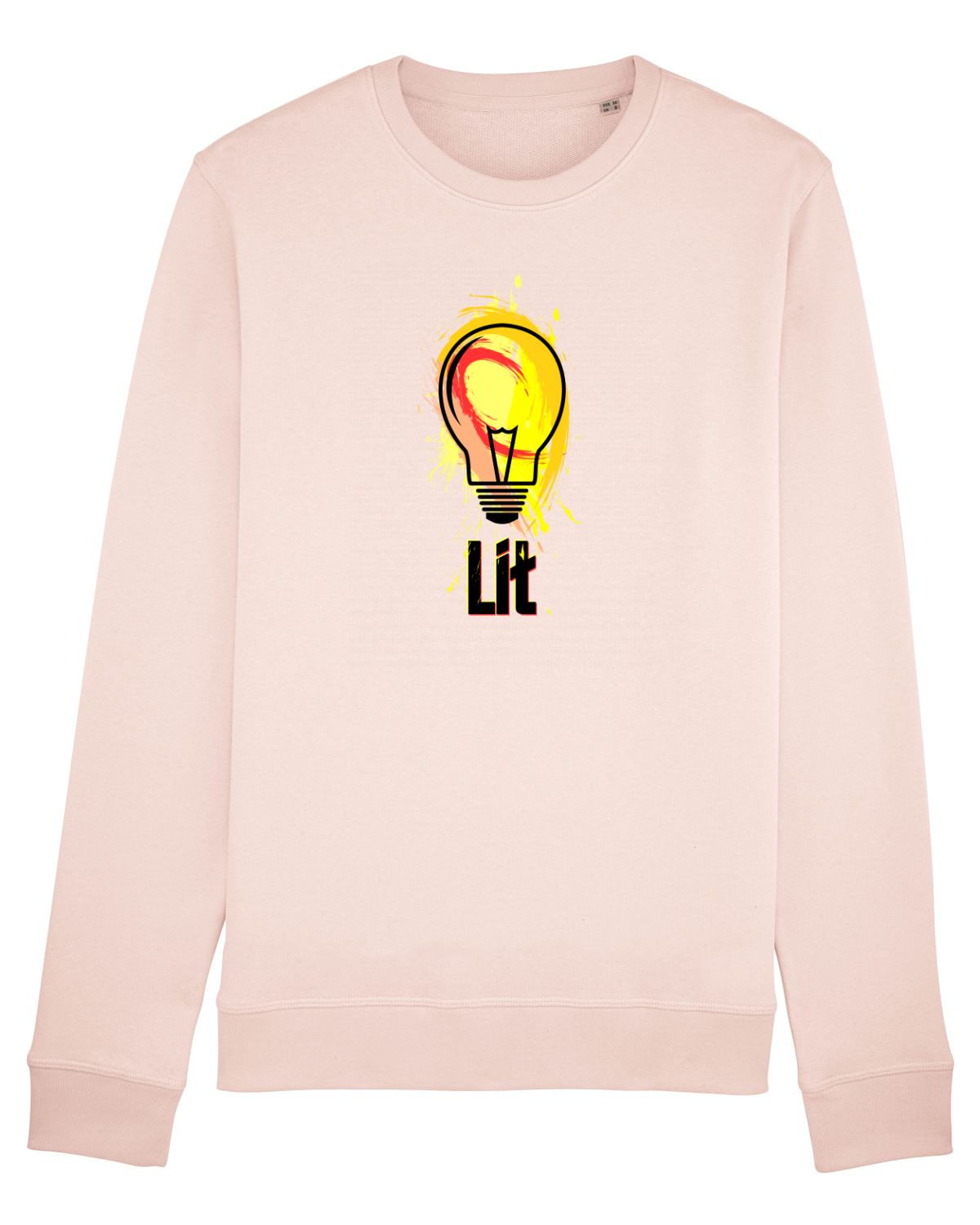 Bluză mânecă lungă Unisex Rise Candy Pink
