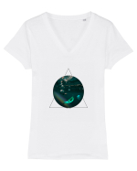 Surreal Vision no. 9 Tricou mânecă scurtă guler V Damă Evoker