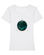 Surreal Vision no. 9 Tricou mânecă scurtă guler larg fitted Damă Expresser