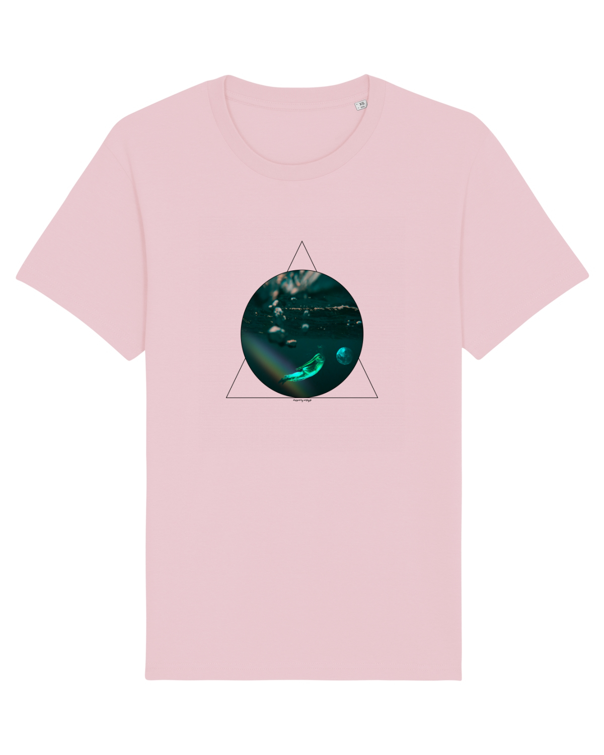 Tricou mânecă scurtă Unisex Rocker Cotton Pink