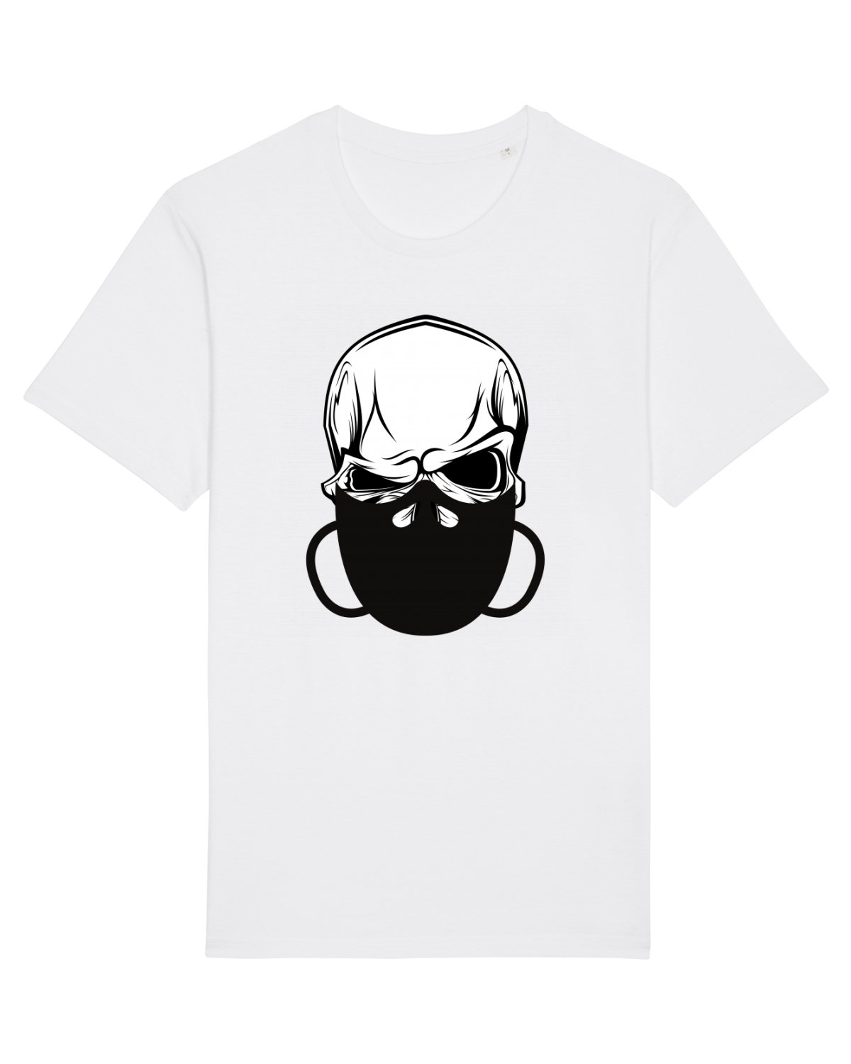 Tricou mânecă scurtă Unisex Rocker White