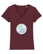 Be safe Tricou mânecă scurtă guler V Damă Evoker