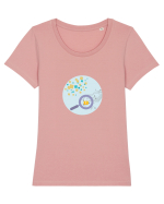 Be safe Tricou mânecă scurtă guler larg fitted Damă Expresser