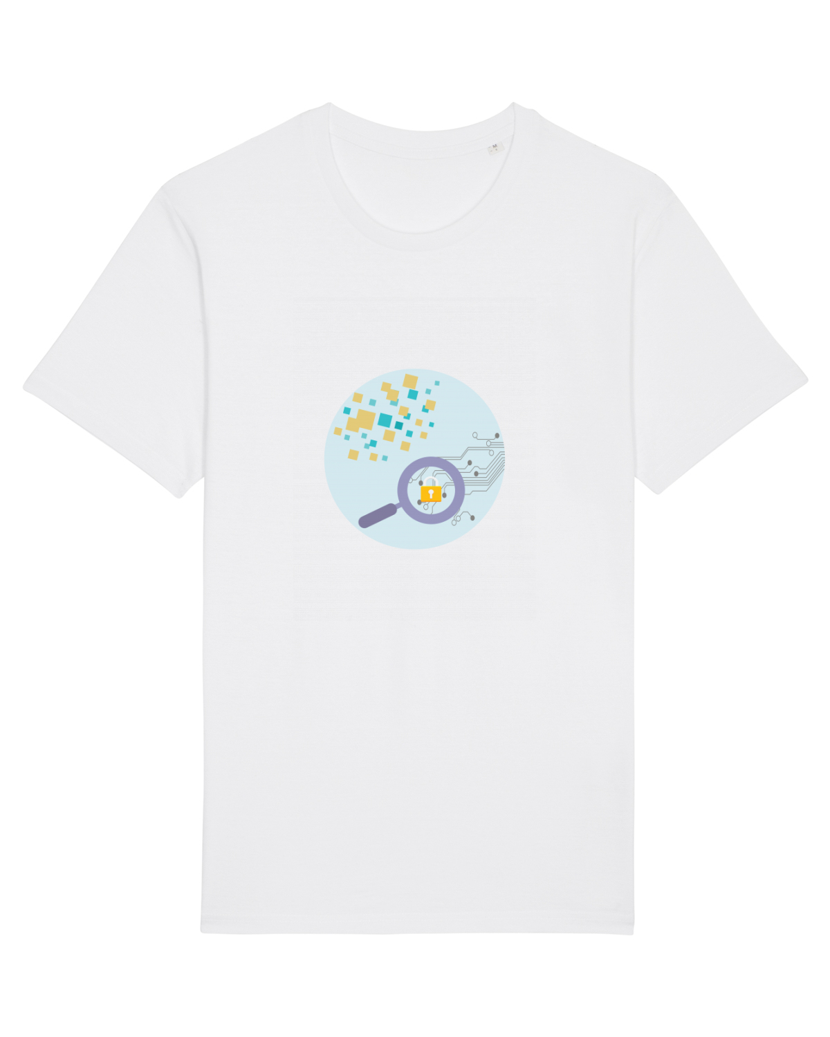 Tricou mânecă scurtă Unisex Rocker White